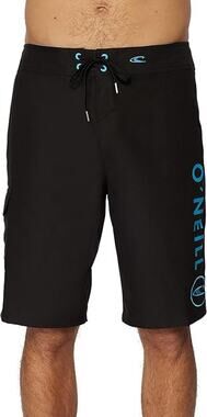 O'Neill Men's 31 Santa Cruz Solid Black 2.0 Swim Beach Surf Boardshorts OS8-19